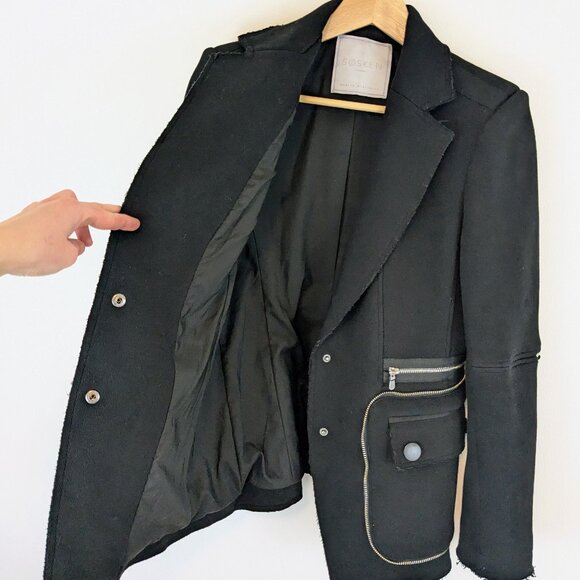 SOSEKN GOLD - Short Neoprene Jacket STYLE NO. 8639G841 - Picture 6 of 16